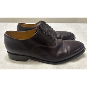John Land Shoes Men’s Size 12 M UK Brown British Army Leather Officers Parade